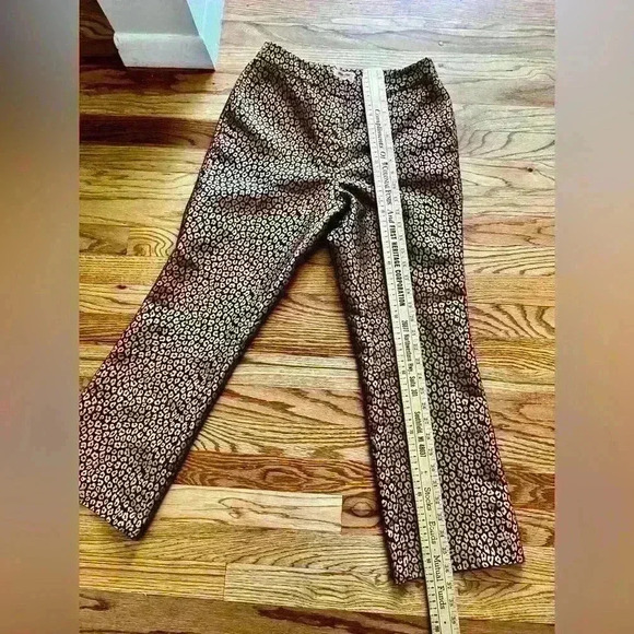 KATE SPADE - Jacquard Contemporary Cheetah Print Size 4 Pants. - Picture 12 of 12